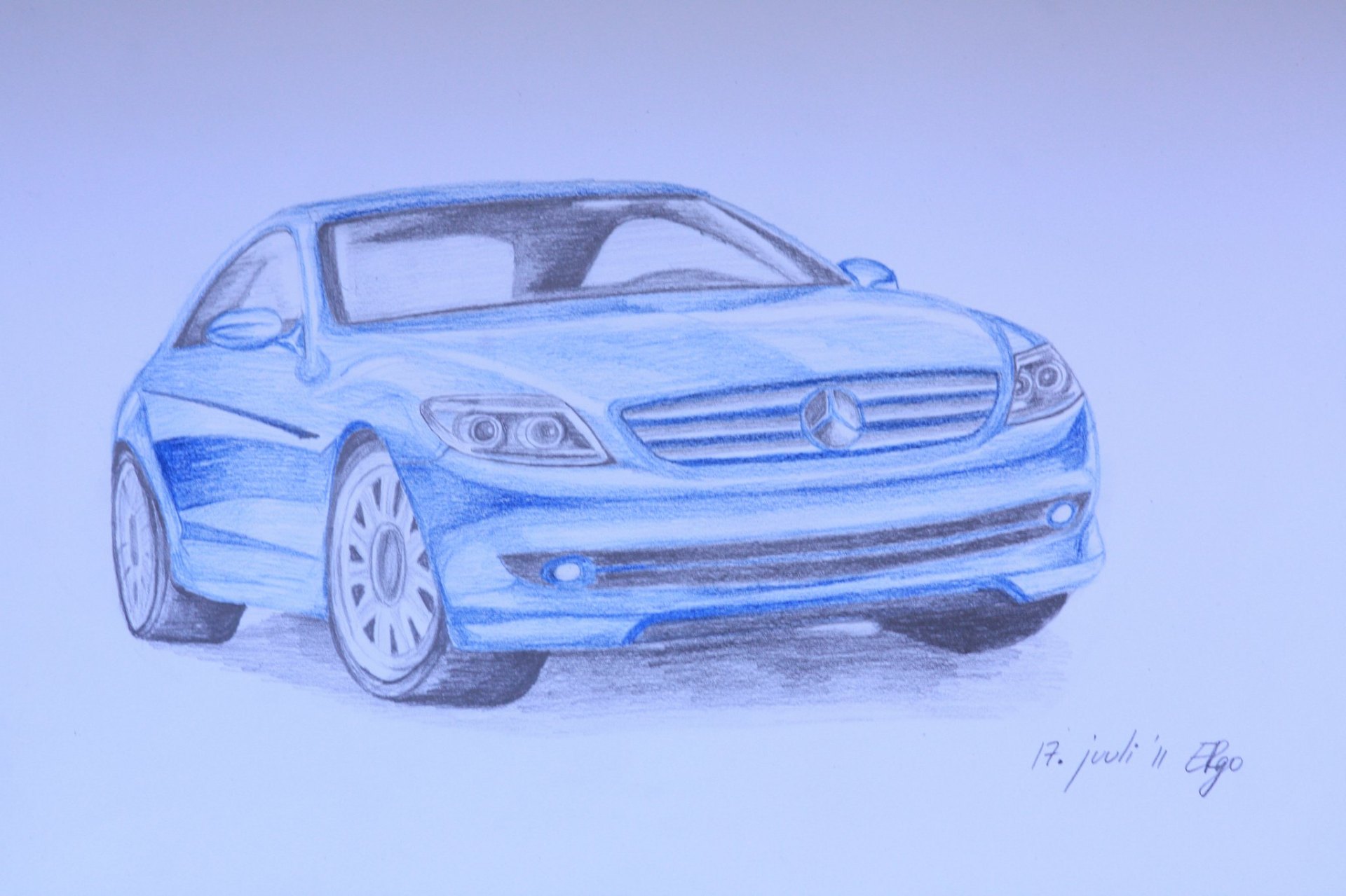 Mercedes-Benz CL — Blue Coupé