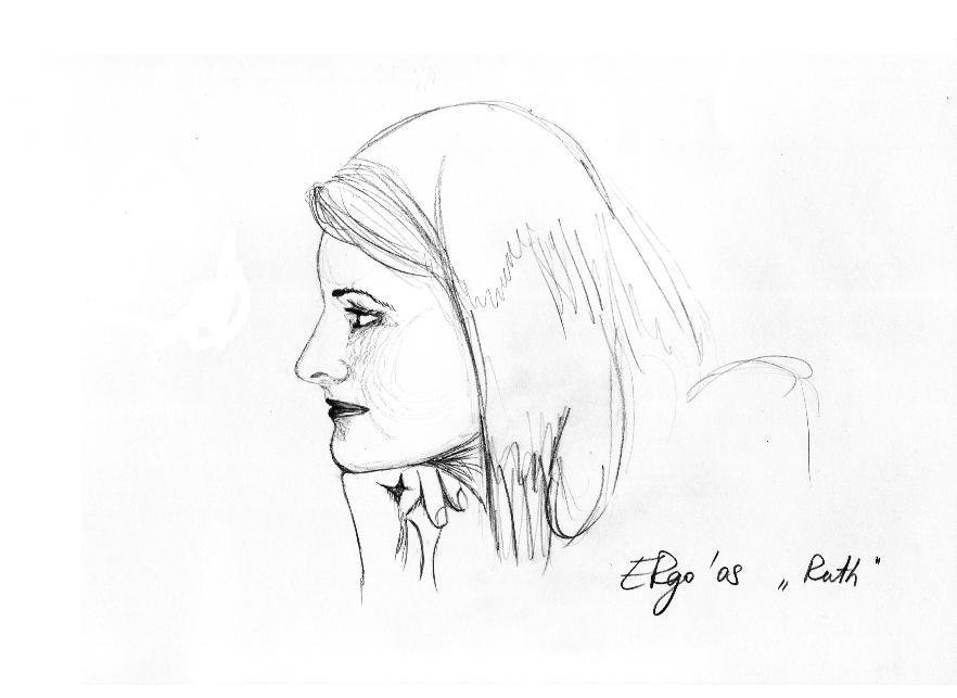 Portrait Drawing - Ruth